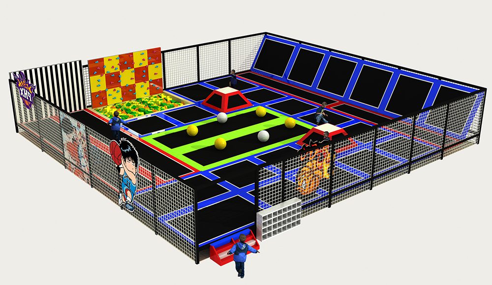 Free Jumping Zone Indoor Play Trampoline Park