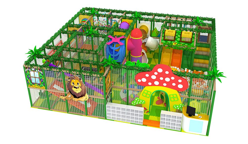 Forest Theme Indoor Playground Soft Play Equipment 