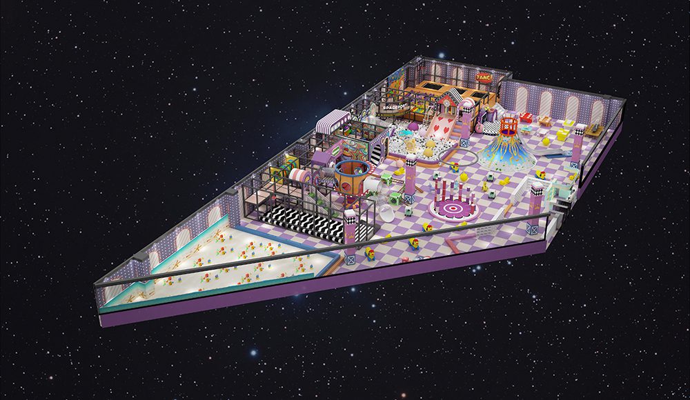 Kids Play Space Slides Indoor Playground