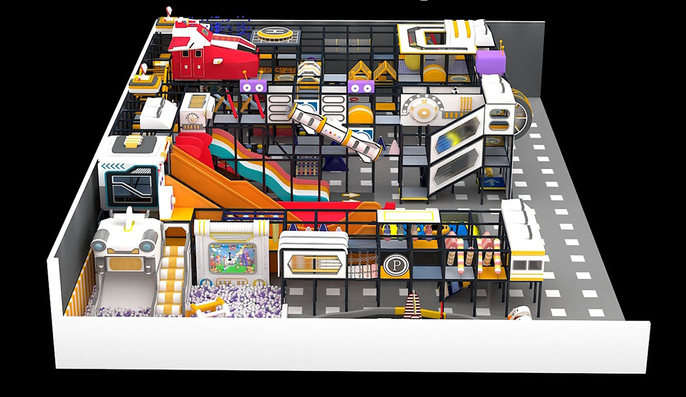 Children Maze Game Soft Indoor Playground