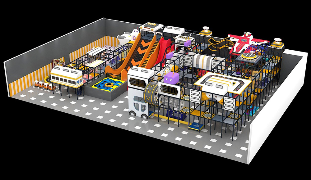 Children Maze Game Soft Indoor Playground